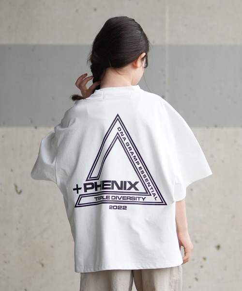 ムラサキスポーツ(ムラサキスポーツ)の「【ムラサキスポーツ別注】PHENIX/フェニックス キッズ 半袖 Tシャツ 接触冷感 吸水速乾 POT-26016MS(Tシャツ/カットソー・キッズ・ブラック/ホワイト・130cm/140cm/150cm/160cm)」の1枚目の写真