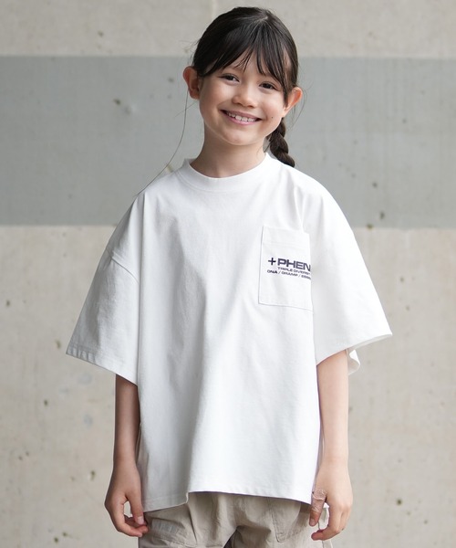 ムラサキスポーツ(ムラサキスポーツ)の「【ムラサキスポーツ別注】PHENIX/フェニックス キッズ 半袖 Tシャツ 接触冷感 吸水速乾 POT-26016MS(Tシャツ/カットソー・キッズ・ブラック/ホワイト・130cm/140cm/150cm/160cm)」の10枚目の写真