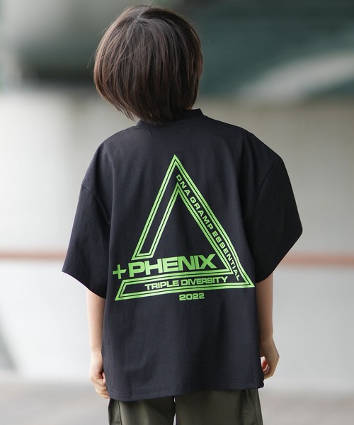 ムラサキスポーツ(ムラサキスポーツ)の「【ムラサキスポーツ別注】PHENIX/フェニックス キッズ 半袖 Tシャツ 接触冷感 吸水速乾 POT-26016MS(Tシャツ/カットソー・キッズ・ブラック/ホワイト・130cm/140cm/150cm/160cm)」の17枚目の写真