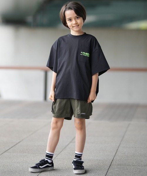 ムラサキスポーツ(ムラサキスポーツ)の「【ムラサキスポーツ別注】PHENIX/フェニックス キッズ 半袖 Tシャツ 接触冷感 吸水速乾 POT-26016MS(Tシャツ/カットソー・キッズ・ブラック/ホワイト・130cm/140cm/150cm/160cm)」の4枚目の写真