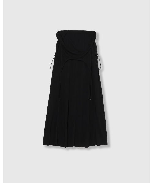 THINGS THAT MATTER(シングス ザット マター)の「TWO WAY GATHERED DRESS & SKIRT / ツー ウェイ ギャザード ドレス アンド スカート(スカート・レディース・ブラウン/ブラック・FREE)」の12枚目の写真