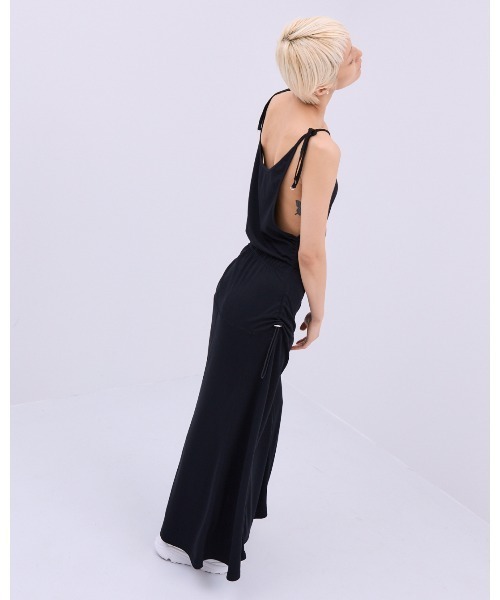 THINGS THAT MATTER(シングス ザット マター)の「TWO WAY GATHERED DRESS & SKIRT / ツー ウェイ ギャザード ドレス アンド スカート(スカート・レディース・ブラウン/ブラック・FREE)」の22枚目の写真