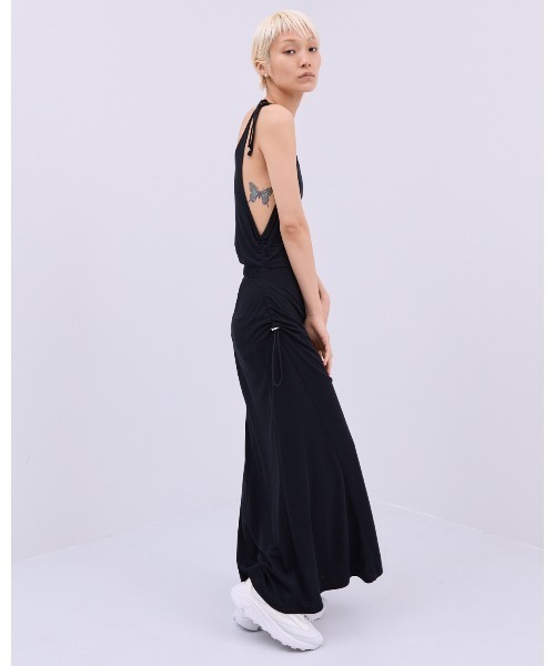 THINGS THAT MATTER(シングス ザット マター)の「TWO WAY GATHERED DRESS & SKIRT / ツー ウェイ ギャザード ドレス アンド スカート(スカート・レディース・ブラウン/ブラック・FREE)」の21枚目の写真