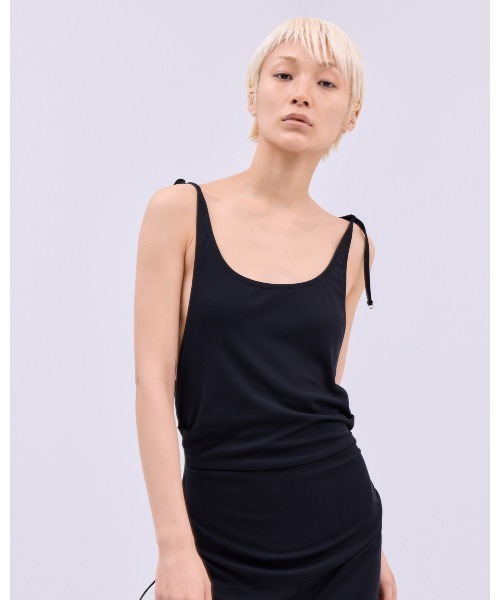 THINGS THAT MATTER(シングス ザット マター)の「TWO WAY GATHERED DRESS & SKIRT / ツー ウェイ ギャザード ドレス アンド スカート(スカート・レディース・ブラウン/ブラック・FREE)」の20枚目の写真