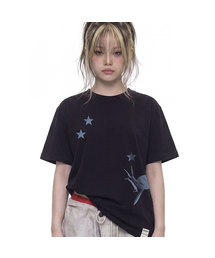 [ユニセックス]スター スネイル_半袖Tシャツ_4カラー