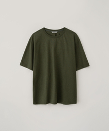 クラシックハーフTシャツ_MELANGE OLIVE