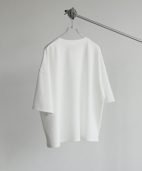 ELLUV（エルブ）の「【ELLUV/エルヴ】300gヘビークリアジョーゼット ヴィンテージフラワープリント ショート丈Tシャツ（Tシャツ/カットソー・メンズ・ブラック/ホワイト・S/L/M）」の21枚目の写真