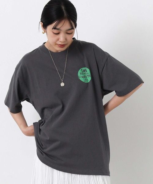 Gready Brilliant（グレディブリリアン）の「ＬＭＧツアーカットソー（Tシャツ/カットソー・レディース・ピンク/チャコールグレー・FREE）」の3枚目の写真