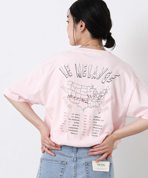Gready Brilliant（グレディブリリアン）の「ＬＭＧツアーカットソー（Tシャツ/カットソー・レディース・ピンク/チャコールグレー・FREE）」の12枚目の写真