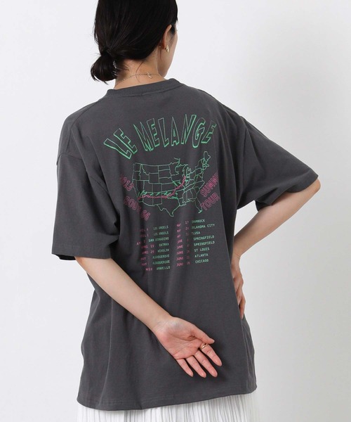 Gready Brilliant（グレディブリリアン）の「ＬＭＧツアーカットソー（Tシャツ/カットソー・レディース・ピンク/チャコールグレー・FREE）」の6枚目の写真
