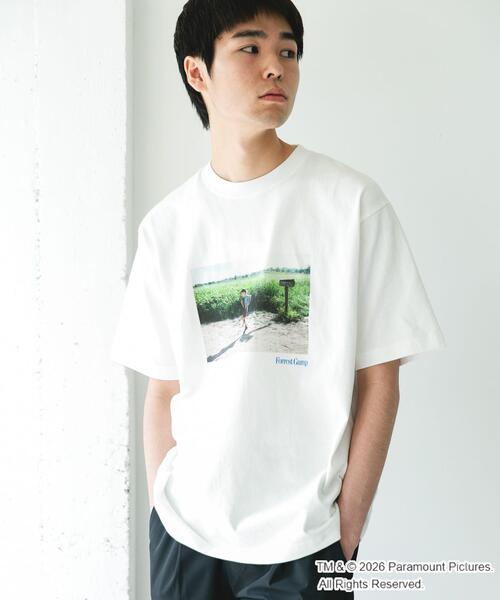 URBAN RESEARCH DOORS（アーバンリサーチドアーズ）の「Forrest Gump Short-Sleeve T-Shirts（Tシャツ/カットソー・メンズ・ホワイト・LARGE/MEDIUM）」の4枚目の写真