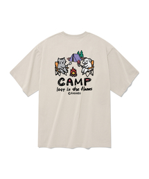 RADINEO（ラディネオ）の「キャンプ半袖Tシャツベージュ（Tシャツ/カットソー）」