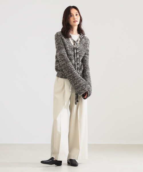 Demi-Luxe BEAMS(デミルクス ビームス)の「2WAY メランジ ニット(ニット/セーター・レディース・ブラウン系その他/ブラック系その他・ONE SIZE)」の8枚目の写真