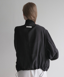 stripe summer kara wind Jacket (black)