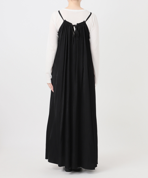 IENA（イエナ）の「ギャザーネックキャミワンピース（ワンピース・レディース・ブラック/カーキ・36/38）」の20枚目の写真