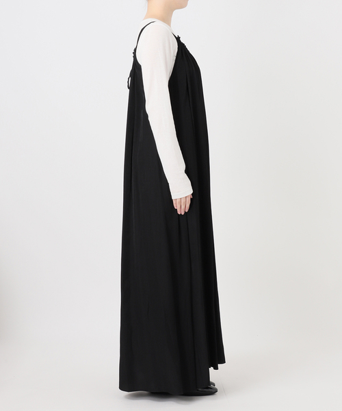 IENA（イエナ）の「ギャザーネックキャミワンピース（ワンピース・レディース・ブラック/カーキ・36/38）」の21枚目の写真