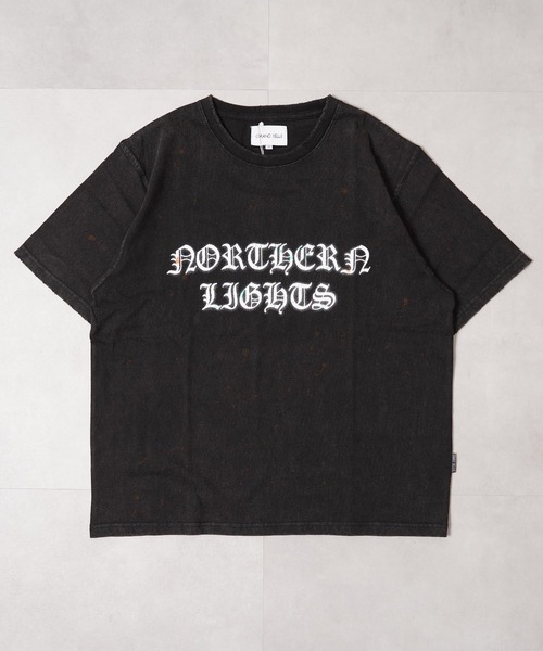 1111clothing(ワンフォークロージング)の「スノー加工 ドリッピング Tシャツ / Snow-Print Dripping T-Shirt(Tシャツ/カットソー・メンズ・ホワイト/ブラック・M/S)」の11枚目の写真