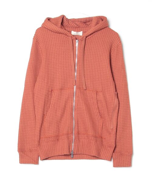 SEAGREEN(シーグリーン)の「SEAGREEN(シーグリーン) BIG WAFFLE HOODIE(パーカー・メンズ・ブラウン/ブラック・2/3)」の2枚目の写真