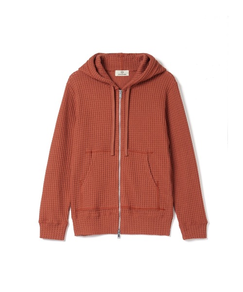 SEAGREEN(シーグリーン)の「SEAGREEN(シーグリーン) BIG WAFFLE HOODIE(パーカー・メンズ・ブラウン/ブラック/クリーム/グリーン・2/3/4)」の2枚目の写真