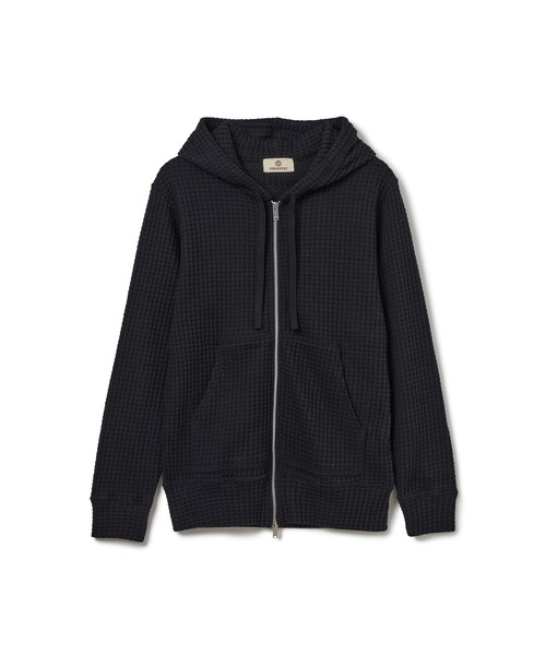 SEAGREEN(シーグリーン)の「SEAGREEN(シーグリーン) BIG WAFFLE HOODIE(パーカー・メンズ・ブラウン/ブラック/クリーム/グリーン・2/3/4)」の1枚目の写真