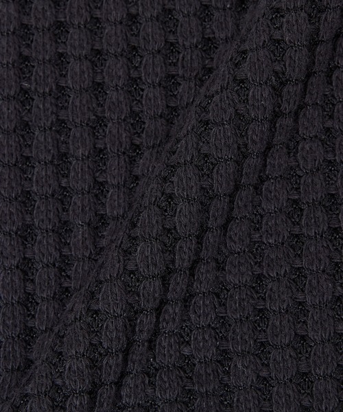 SEAGREEN(シーグリーン)の「SEAGREEN(シーグリーン) BIG WAFFLE HOODIE(パーカー・メンズ・ブラウン/ブラック/クリーム/グリーン・2/3/4)」の6枚目の写真