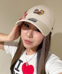 '47（フォーティーセブン）の「フォーティーセブン【’47】- ディズニー クマのプーさん キャップ【Disney CLEAN UP Winnie-the-Pooh BONE 14920458 47A-CLPDISPOOJAH-CTGW- BON】（キャップ）」