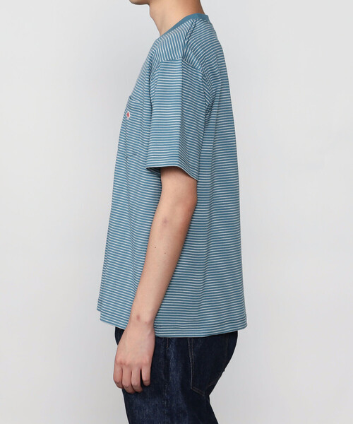DANTON(ダントン)の「DANTON | マルチボーダー ポケットクルーネックTシャツ MEN(Tシャツ/カットソー・メンズ・ブルー系その他5/ブラック系その他/ブルー系その他・XL/S/L/M)」の19枚目の写真