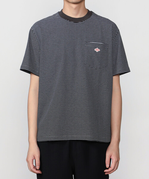 DANTON(ダントン)の「DANTON | マルチボーダー ポケットクルーネックTシャツ MEN(Tシャツ/カットソー・メンズ・ブルー系その他5/ブラック系その他/ブルー系その他・XL/S/L/M)」の15枚目の写真