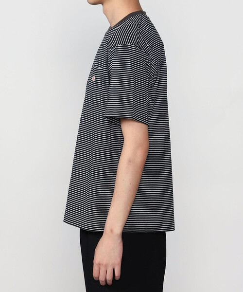 DANTON(ダントン)の「DANTON | マルチボーダー ポケットクルーネックTシャツ MEN(Tシャツ/カットソー・メンズ・ブルー系その他5/ブラック系その他/ブルー系その他・XL/S/L/M)」の14枚目の写真