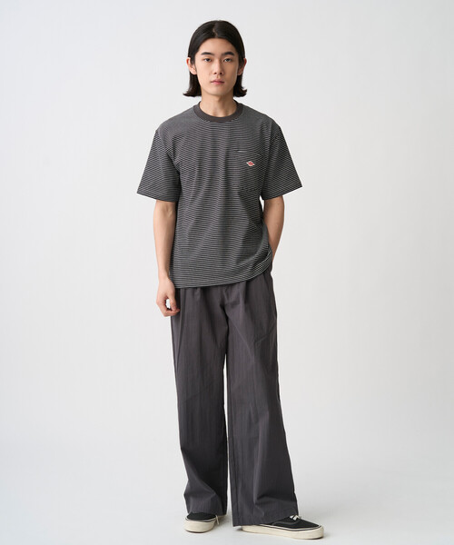 DANTON(ダントン)の「DANTON | マルチボーダー ポケットクルーネックTシャツ MEN(Tシャツ/カットソー・メンズ・ブルー系その他5/ブラック系その他/ブルー系その他・XL/S/L/M)」の6枚目の写真