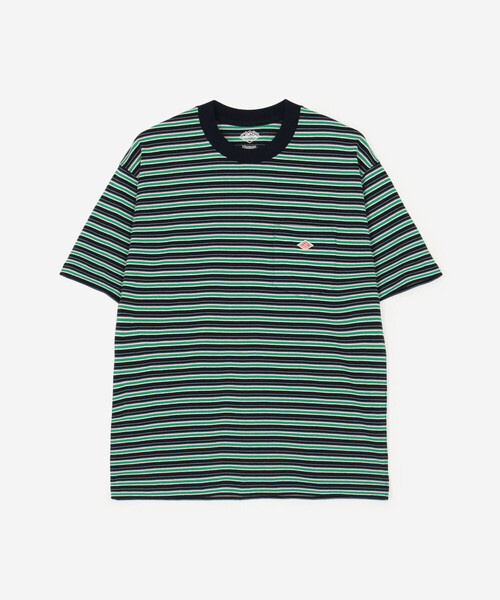 DANTON(ダントン)の「DANTON | マルチボーダー ポケットクルーネックTシャツ MEN(Tシャツ/カットソー・メンズ・ブルー系その他5/ブラック系その他/ブルー系その他・XL/S/L/M)」の5枚目の写真