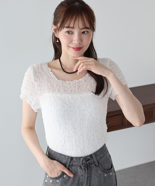 BLUEEAST(ブルーイースト)の「コンパクトシャーリングカットソー(Tシャツ/カットソー・レディース・ホワイト/ブラック/ブルー・MEDIUM)」の20枚目の写真
