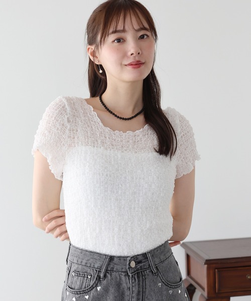 BLUEEAST(ブルーイースト)の「コンパクトシャーリングカットソー(Tシャツ/カットソー・レディース・ホワイト/ブラック/ブルー・MEDIUM)」の21枚目の写真