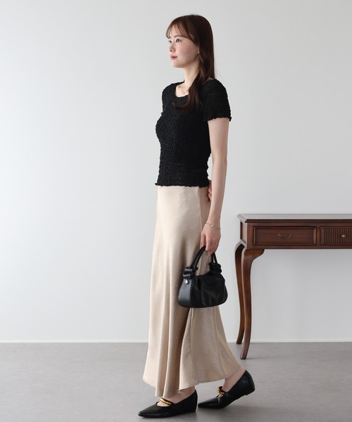 BLUEEAST(ブルーイースト)の「コンパクトシャーリングカットソー(Tシャツ/カットソー・レディース・ホワイト/ブラック/ブルー・MEDIUM)」の9枚目の写真