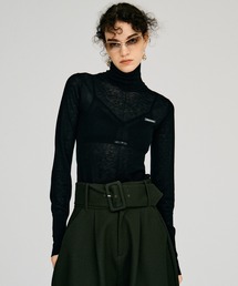 PRANK PROJECT | 【2026Autumn Pre-Order】スイビウールタートルトップス / Suivi Wool Turtleneck Top(ニット/セーター)