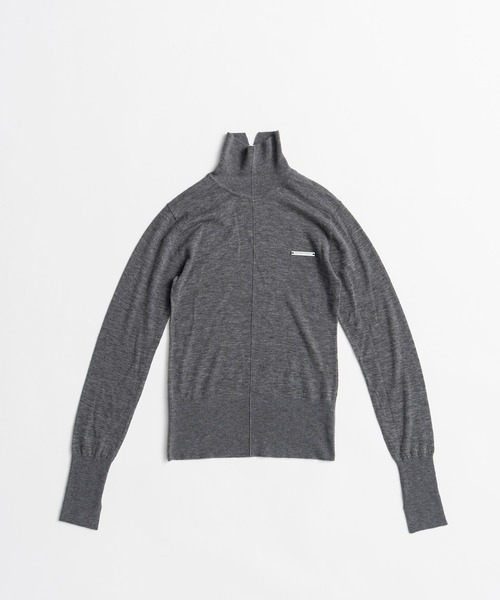 PRANK PROJECT（プランクプロジェクト）の「【2026Autumn Pre-Order】スイビウールタートルトップス / Suivi Wool Turtleneck Top（ニット/セーター・レディース・ブラウン/グレー/ブルー/ブラック・FREE）」の18枚目の写真