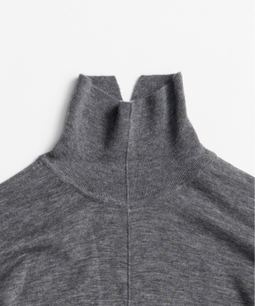 PRANK PROJECT（プランクプロジェクト）の「【2026Autumn Pre-Order】スイビウールタートルトップス / Suivi Wool Turtleneck Top（ニット/セーター・レディース・ブラウン/グレー/ブルー/ブラック・FREE）」の19枚目の写真
