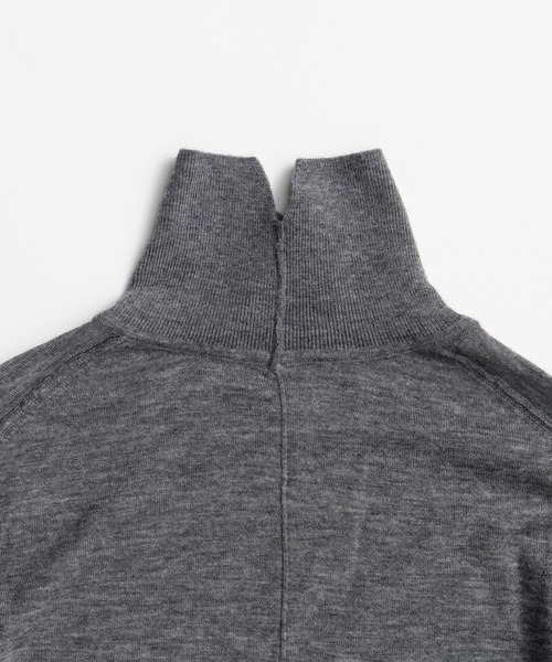 PRANK PROJECT（プランクプロジェクト）の「【2026Autumn Pre-Order】スイビウールタートルトップス / Suivi Wool Turtleneck Top（ニット/セーター・レディース・ブラウン/グレー/ブルー/ブラック・FREE）」の20枚目の写真