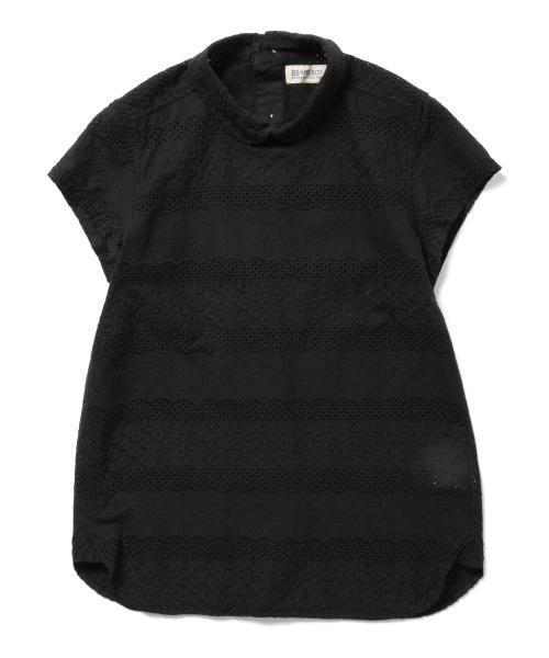 BEAMS BOY（ビームスボーイ）の「BEAMS BOY / カットワーク 後ボタン ブラウス 16SS（シャツ/ブラウス・レディース・ホワイト/ブラック/サックスブルー・ONE SIZE）」の6枚目の写真