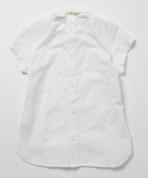 BEAMS BOY（ビームスボーイ）の「BEAMS BOY / カットワーク 後ボタン ブラウス 16SS（シャツ/ブラウス・レディース・ホワイト/ブラック/サックスブルー・ONE SIZE）」の8枚目の写真