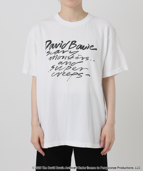 GOOD ROCK SPEED(グッドロックスピード)の「【GOOD ROCK SPEED/グッドロックスピード】DAVID BOWIE written T-sh(Tシャツ/カットソー・レディース・ホワイト・FREE)」の19枚目の写真