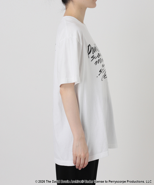 GOOD ROCK SPEED(グッドロックスピード)の「【GOOD ROCK SPEED/グッドロックスピード】DAVID BOWIE written T-sh(Tシャツ/カットソー・レディース・ホワイト・FREE)」の22枚目の写真