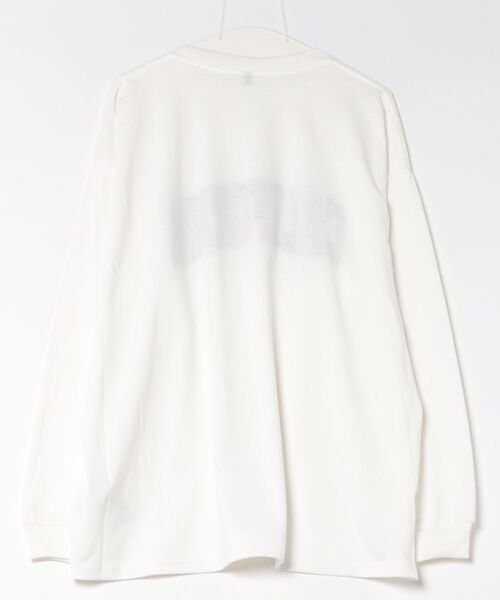 coca(coca)(コカ)の「サガラ刺繍ワイドロンT(Tシャツ/カットソー・メンズ・ホワイト/ブラック・L/M/XL)」の3枚目の写真