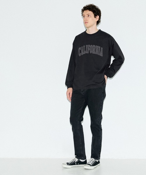 coca(coca)(コカ)の「サガラ刺繍ワイドロンT(Tシャツ/カットソー・メンズ・ホワイト/ブラック・L/M/XL)」の16枚目の写真