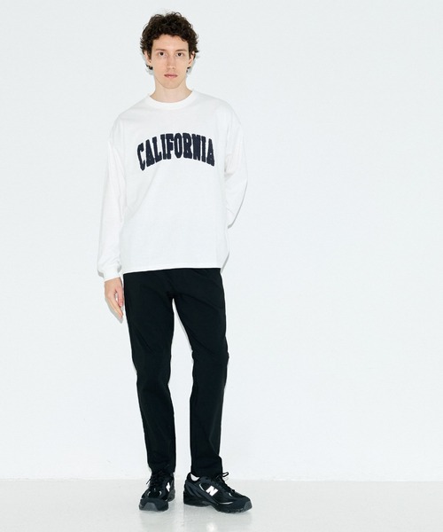 coca(coca)(コカ)の「サガラ刺繍ワイドロンT(Tシャツ/カットソー・メンズ・ホワイト/ブラック・L/M/XL)」の7枚目の写真