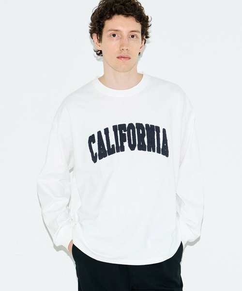 coca(coca)(コカ)の「サガラ刺繍ワイドロンT(Tシャツ/カットソー・メンズ・ホワイト/ブラック・L/M/XL)」の11枚目の写真
