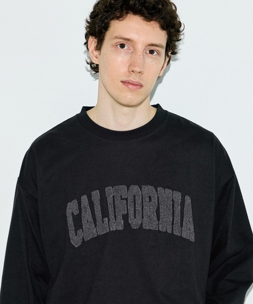 coca(coca)(コカ)の「サガラ刺繍ワイドロンT(Tシャツ/カットソー・メンズ・ホワイト/ブラック・L/M/XL)」の6枚目の写真