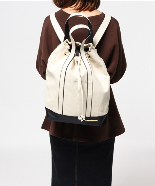 LBC（エルビーシー）の「COLDE ハンプロングリュック       （バックパック/リュック・レディース・ネイビー/グレー・ONE SIZE）」の6枚目の写真