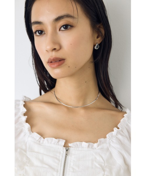 AZUL by moussy(アズールバイマウジー)の「メタルバーマルチウェイネックレス(ネックレス・レディース・シルバー/ゴールド・FREE)」の4枚目の写真