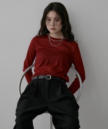 Aunt Marie's（アントマリーズ）の「シアーロンＴ（Tシャツ/カットソー）」